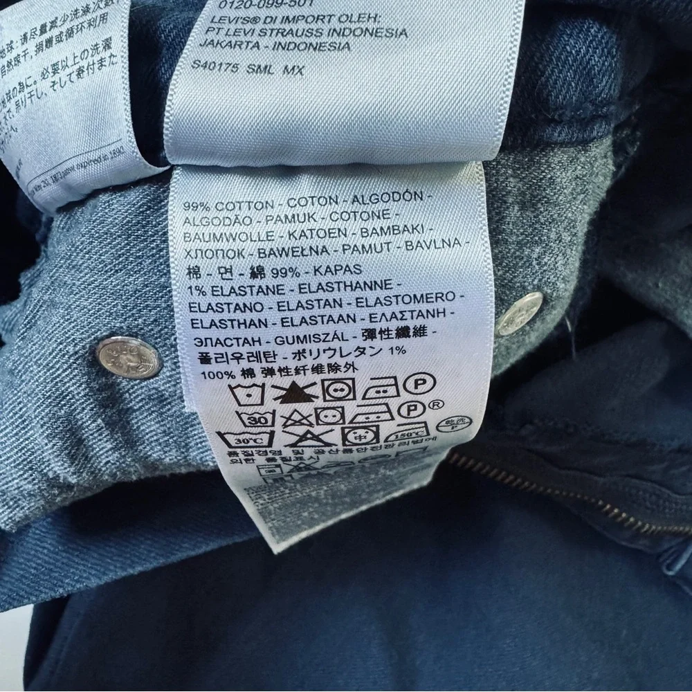 Levi’s‎ 513 Men’s Slim Straight Blue Stretch Jeans W29 L30